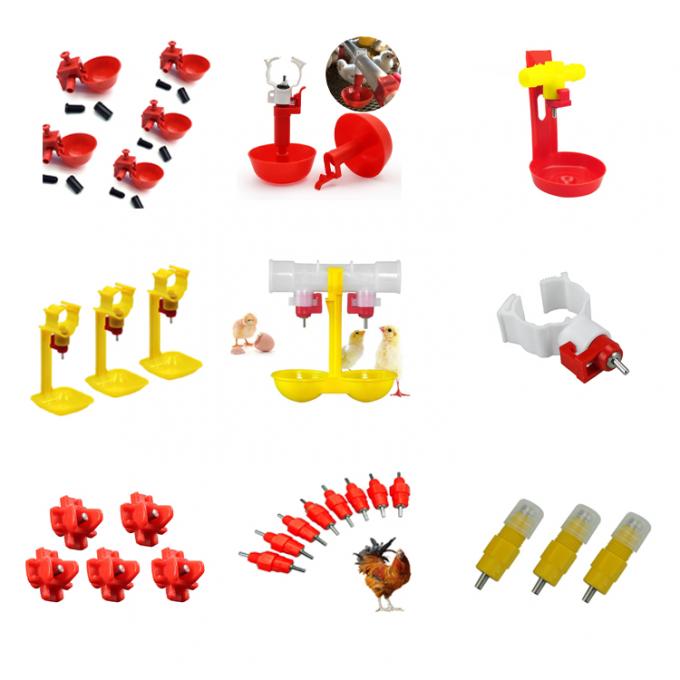 Линия поения птицы бройлеров системы поения ниппеля трубка 50мм-250мм 6